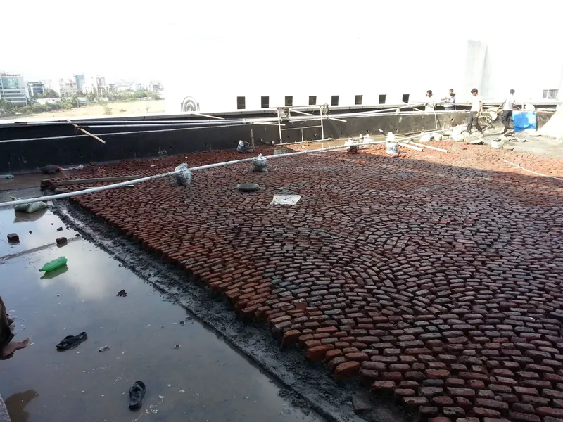 Terrace waterproofing work