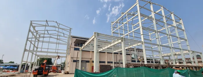 Huhtamaki plant steel structure, Silvassa