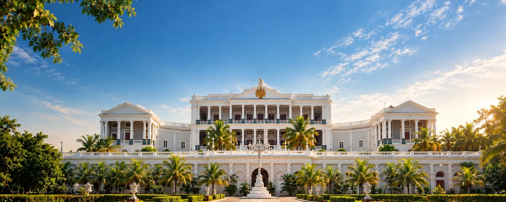 Taj Falaknuma Palace, Hyderabad — retrofitting & waterproofing by Sanjay Construction